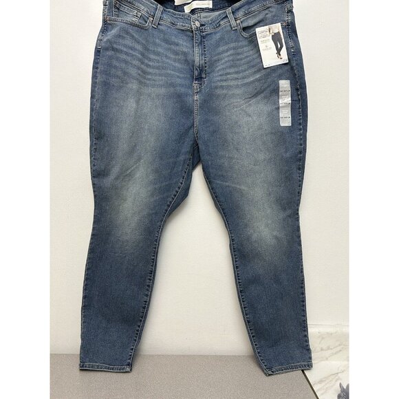 Signature Gold Levi Strauss Totally Shaping High Rise Skinny Womens Jeans NWT 24 - Picture 2 of 11